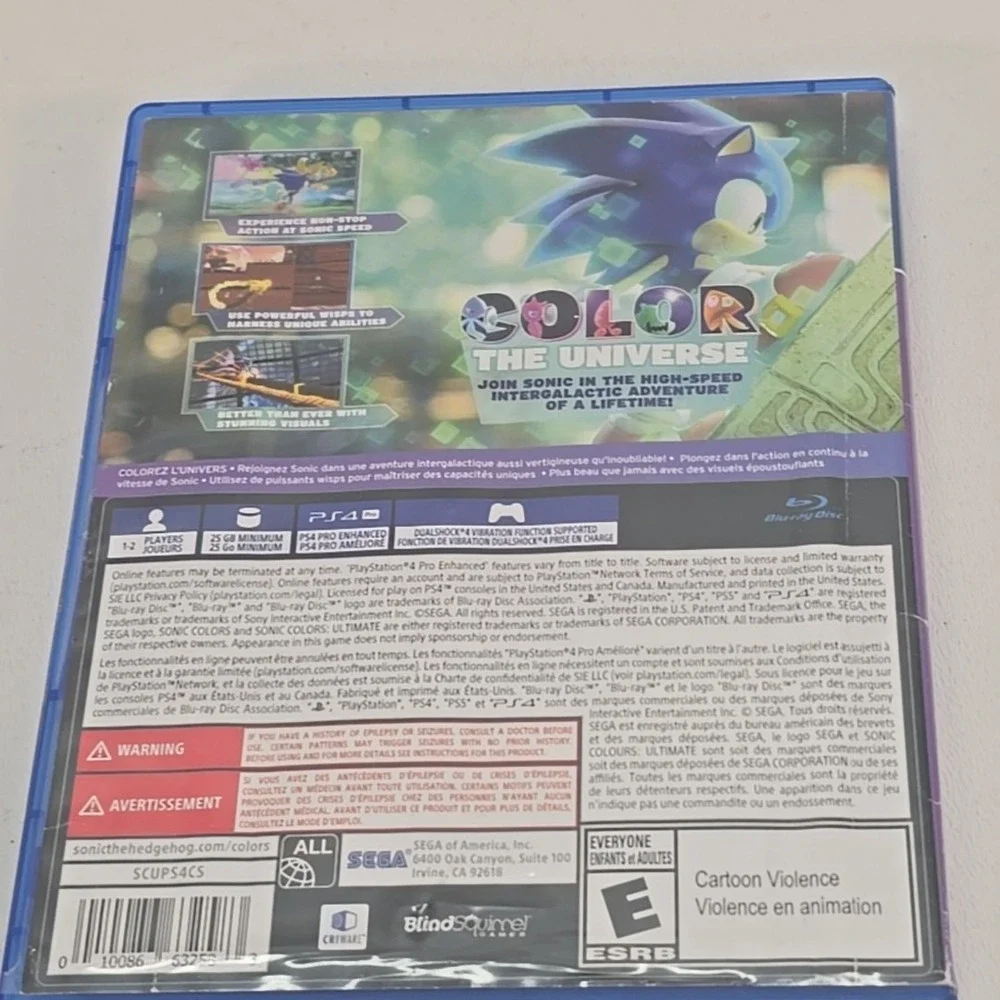 Sonic Colors Ultimate Standard Edition - Sony PlayStation 4